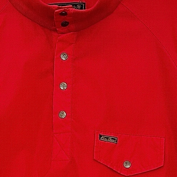 Red Snap Nylon Jacket Sporty Pullover Vintage Windbreaker Coat Primary Size XXL - Picture 5 of 16